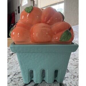 Homeworx By Harry Slatkin Farmstand Peach Basket Candle Holder 79-927Z